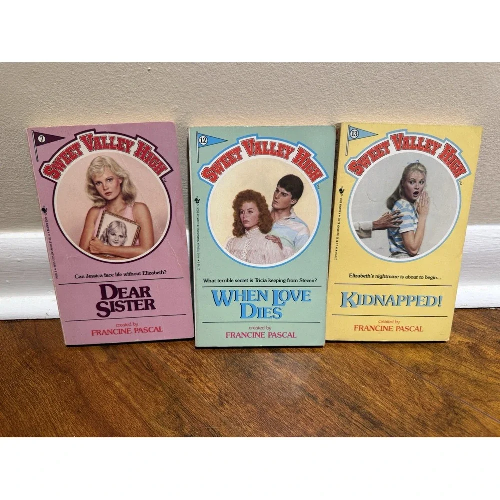 Lot Of 9 Sweet Valley High Paperback Books 1980's Francine Pascal